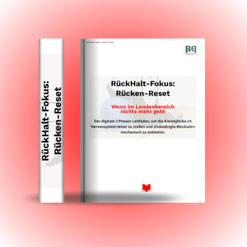RückHalt-Fokus: Rücken-Reset Produktbild des Leitfadens bei dem Gefühl eine ISG Blockade lösen zu wollen.